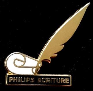 Philips Ecriture pin- emaille, Verzenden, Nieuw, Merk, Speldje of Pin