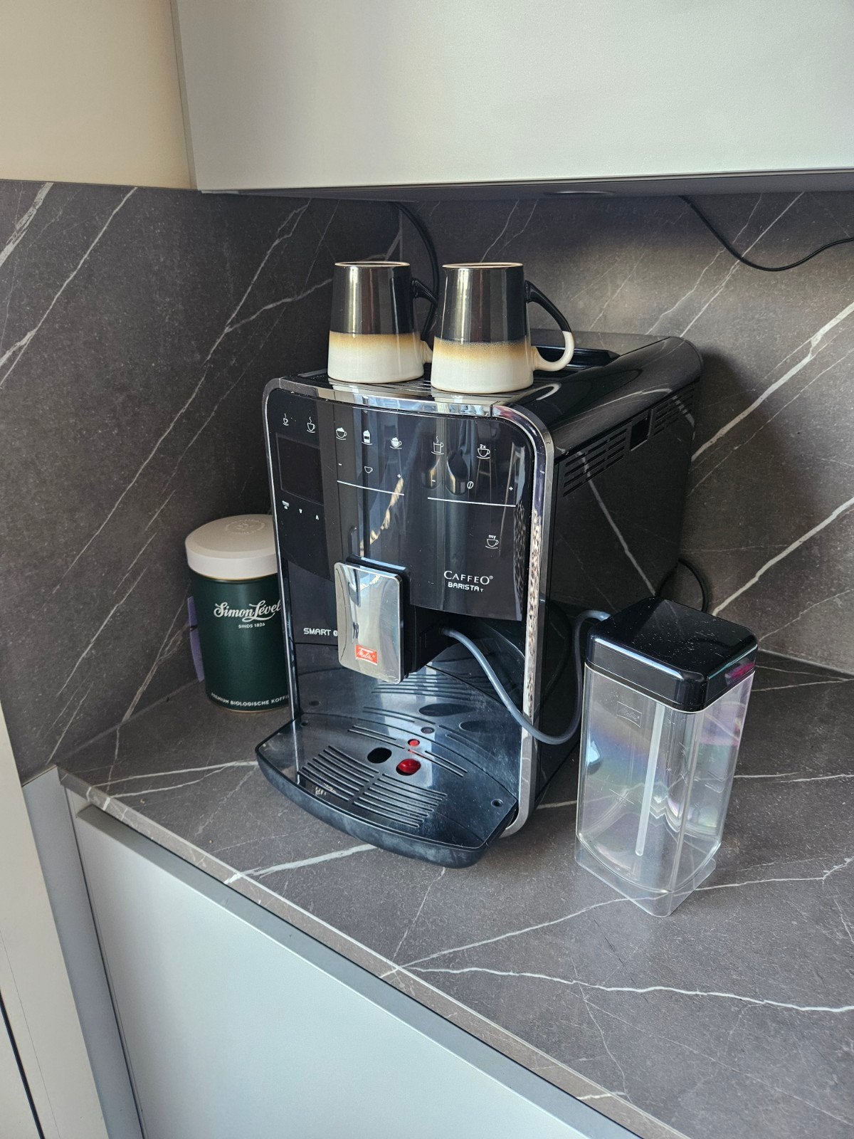 Melitta Barista TS Smart Volautomatische Espressomachine, Ophalen, Afneembaar waterreservoir, Gebruikt, Koffiebonen