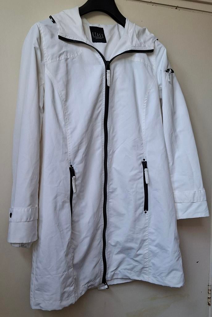 Zomer outdoor jas van Etage, mt  38/40, Kleding | Dames, Jassen | Zomer, Maat 38/40 (M), Wit, Etage, Ophalen of Verzenden