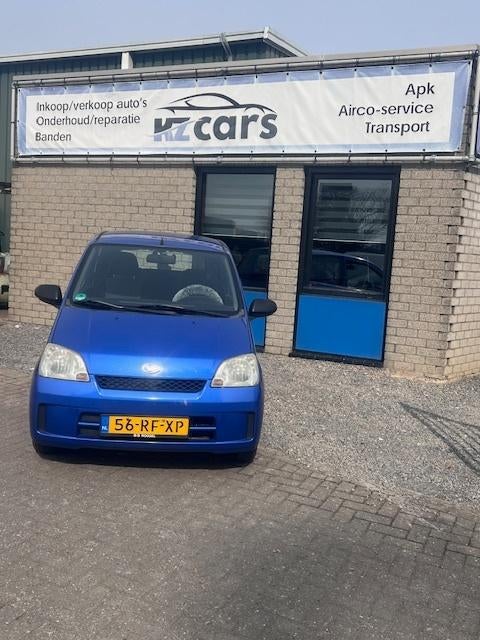 Daihatsu Cuore 1.0 Osaka 3D 2005 Blauw, Voorwielaandrijving, Stof, 600 kg, 18 €/maand