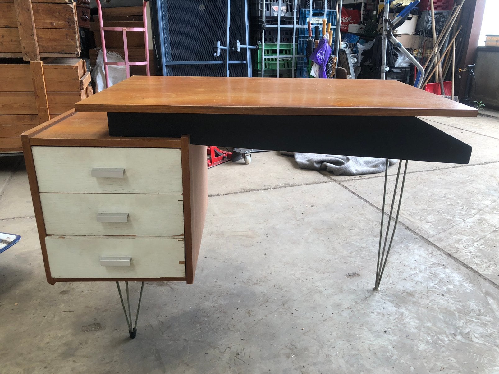 Bureau vintage  hairpin tijsseling, Ophalen, Z, Gebruikt, Z