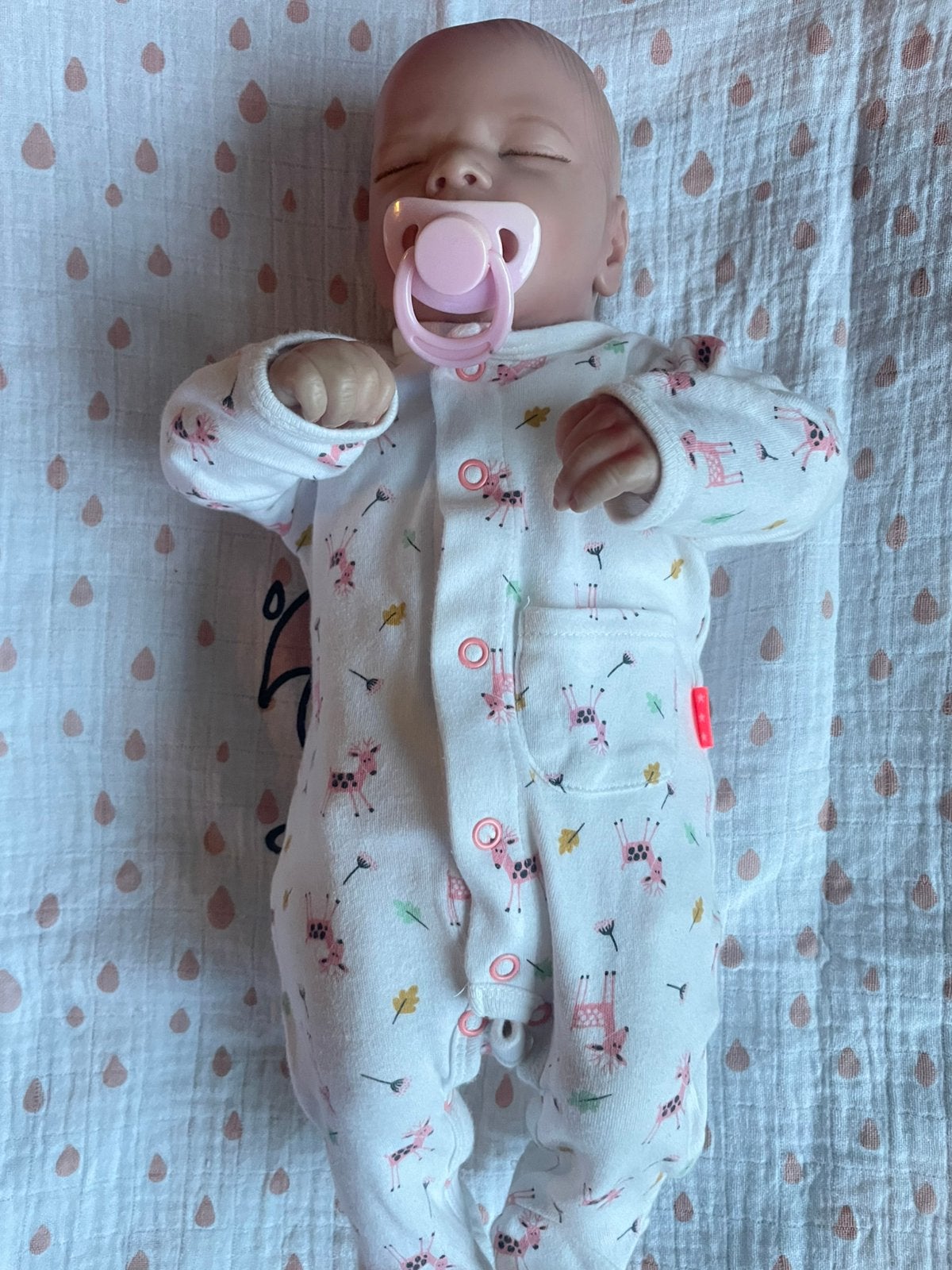 Reborn baby Mila, Verzamelen, Ophalen of Verzenden, Gebruikt, Babypop
