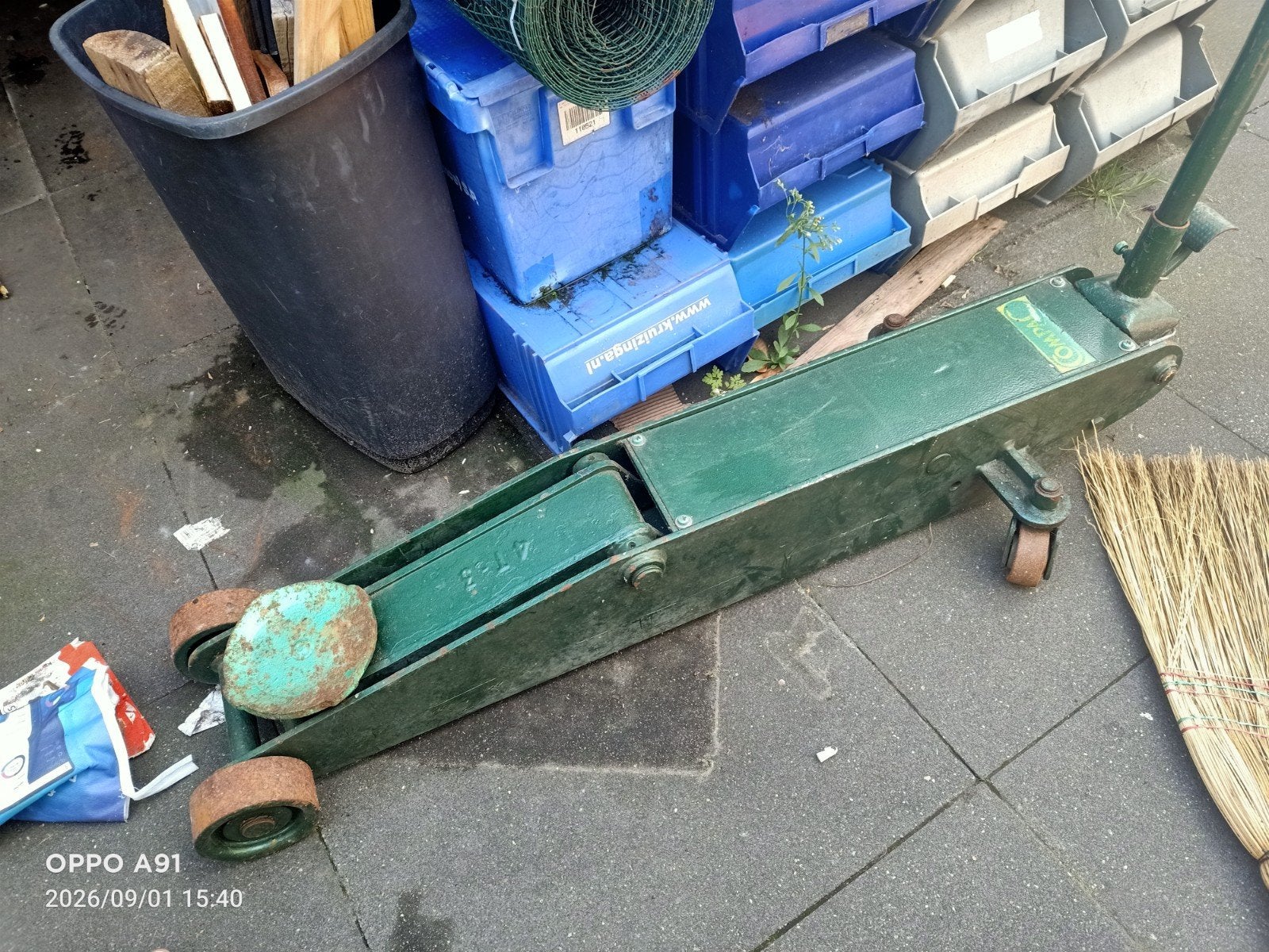 Robuuste Garagekrik - Gebruikt maar functioneel, Ophalen of Verzenden