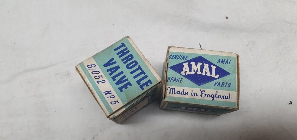 Amal gaschuif 2x NOS origineel BSA Ariel Norton etc, Ophalen, Nieuw