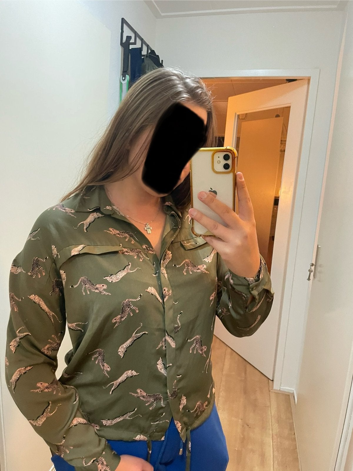 Blouse dames, Ophalen of Verzenden, Zo goed als nieuw, Maat 38/40 (M), Groen