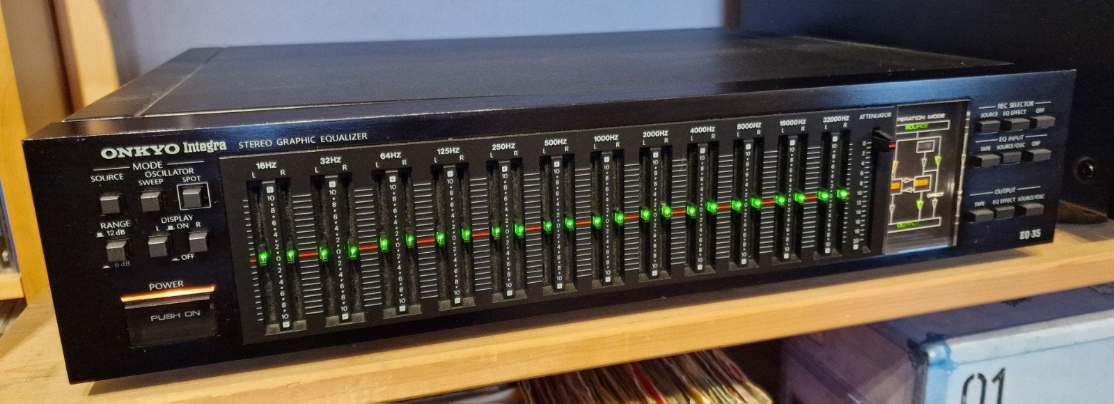 Onkyo Integra EQ 35 in nieuwstaat., Ophalen of Verzenden, Zo goed als nieuw