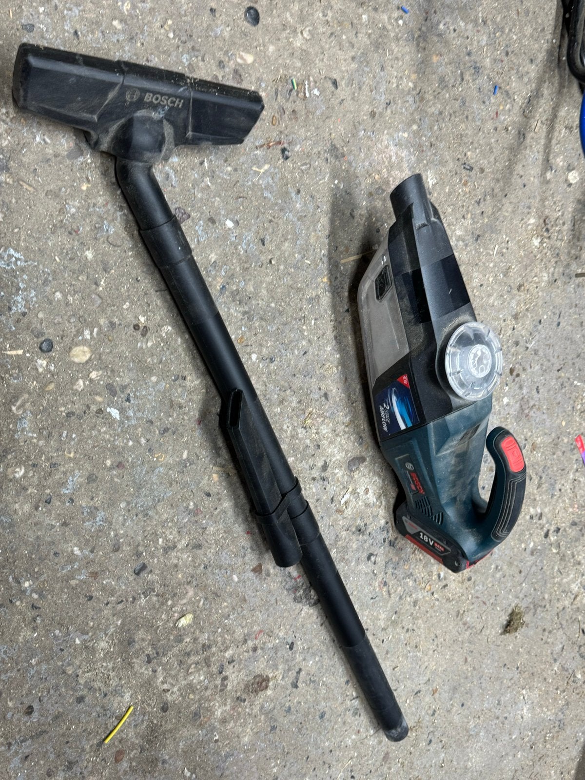 Bosch Professional Kruimeldief met accessoires 18V, Ophalen of Verzenden, Gebruikt