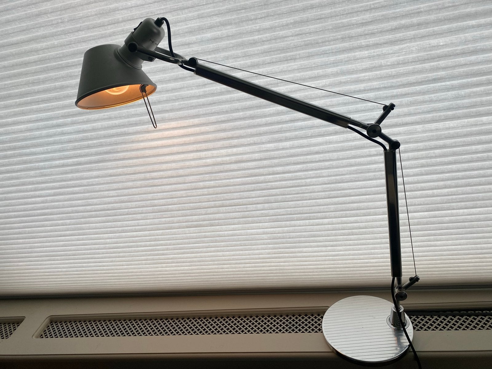 Artemide Tolomeo Mini Bureaulamp - Tijdloos Design, Bureaulamp, Metaal, Gebruikt, Verstelbaar