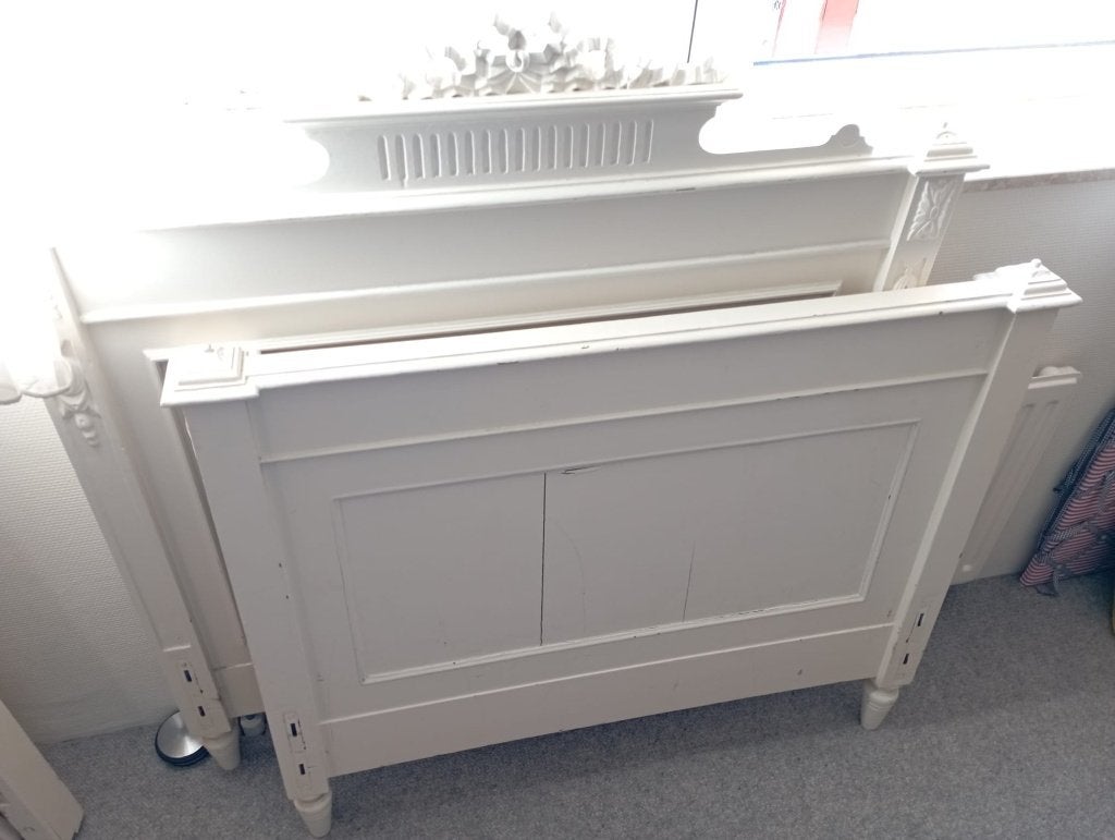 Bed brocante, Ophalen, Gebruikt, 90 cm, Eenpersoons