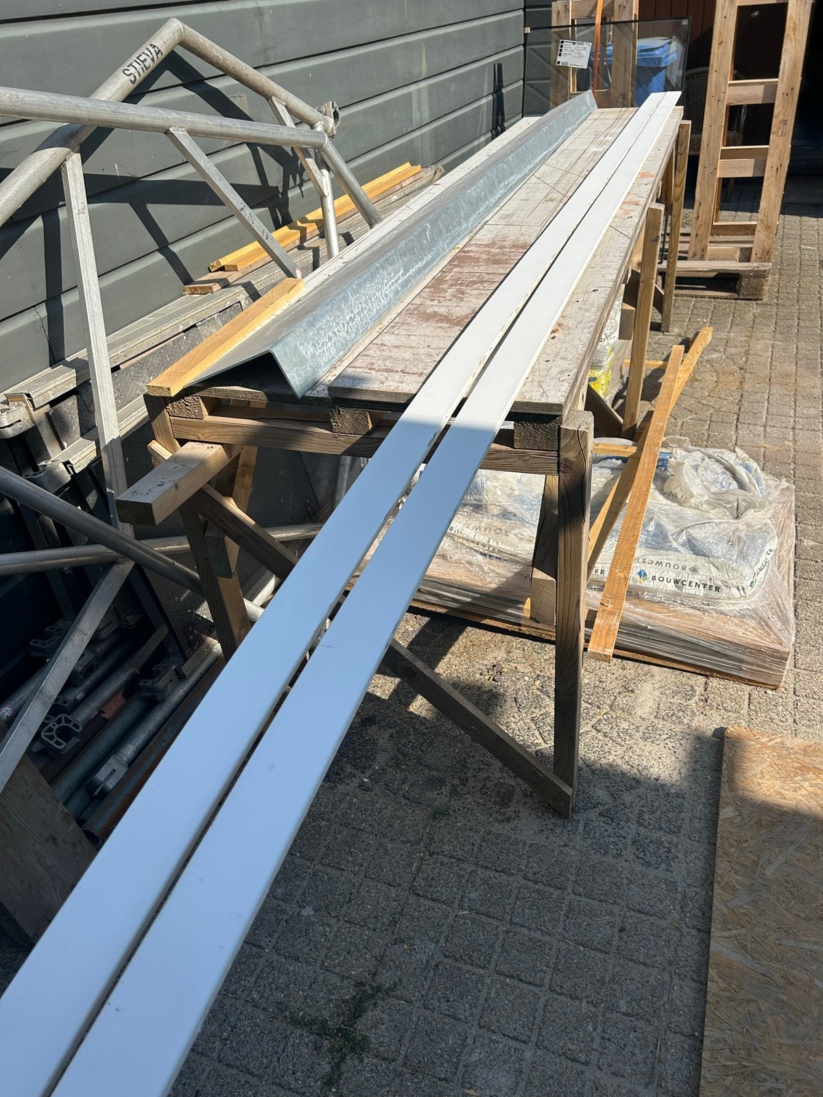 Aftimmerlatten/architraaf., Ophalen, Gebruikt, Minder dan 25 mm, Plank