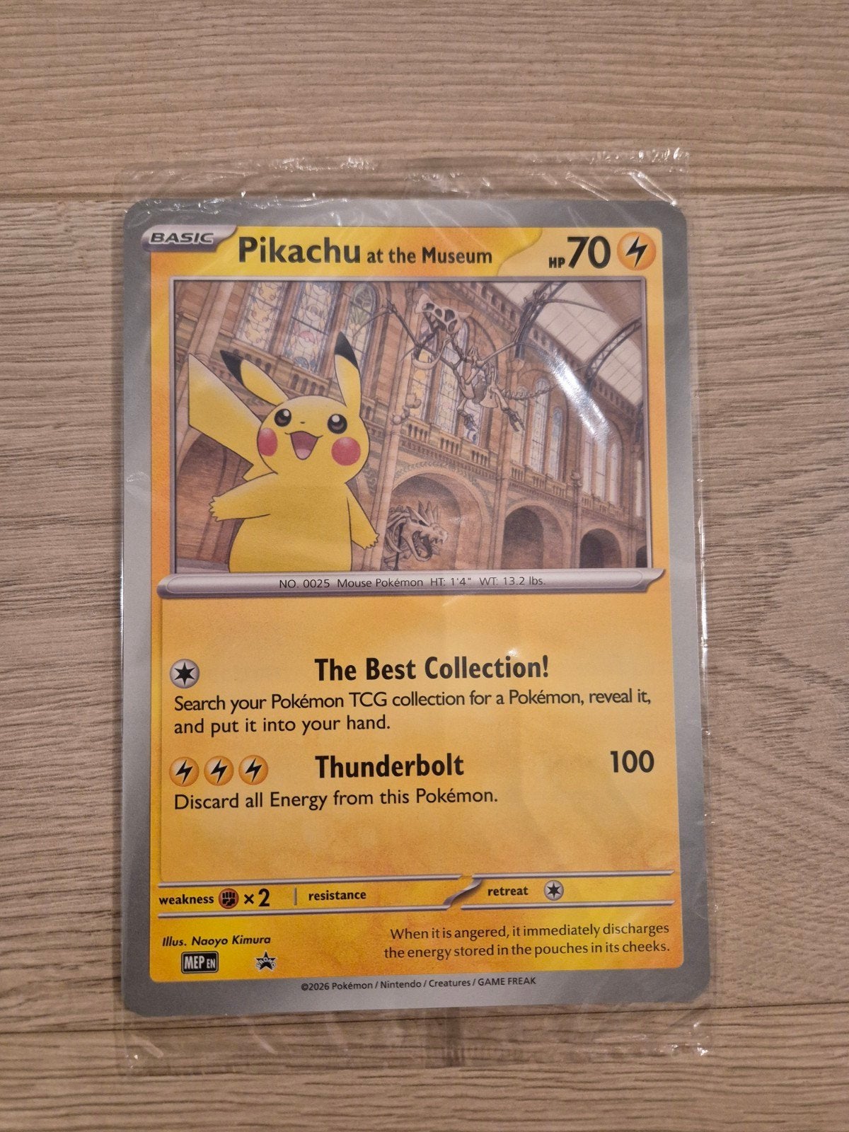 Pokémon Pikachu At The Museum Jumbo Promo