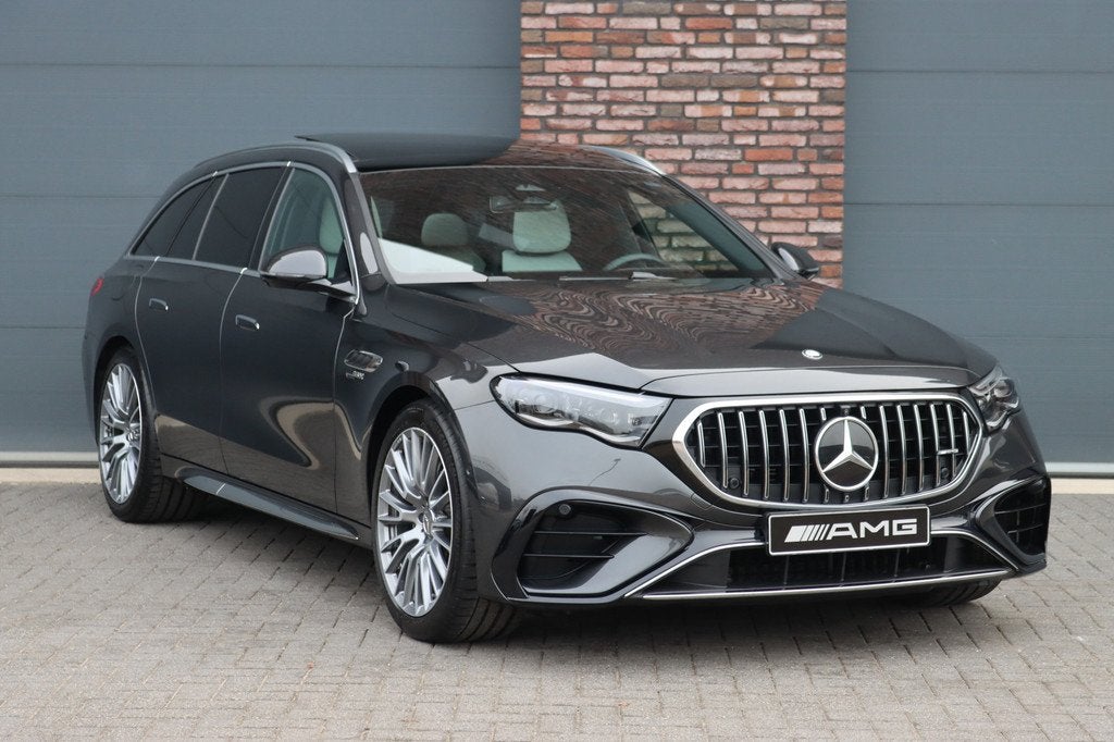 Mercedes-Benz E-Klasse Estate AMG 53 4MATIC+ Premium+ | 585p, Auto's, Mercedes-Benz, Gebruikt, Vierwielaandrijving, Zilver of Grijs
