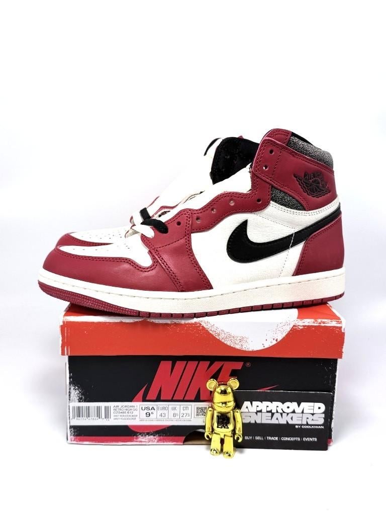 Nike Air Jordan 1 Retro High OG Chicago Lost and Found 44, Overige kleuren, -, Verzenden, -
