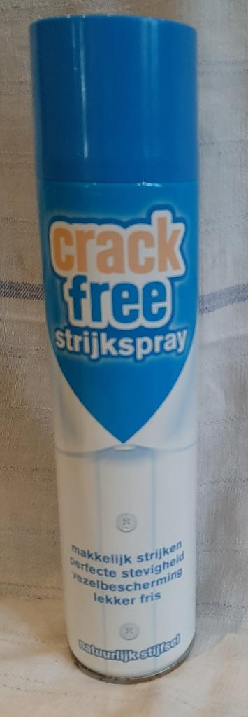 Gratis Spuitbus crackfree strijkspray, Ophalen, Zo goed als nieuw