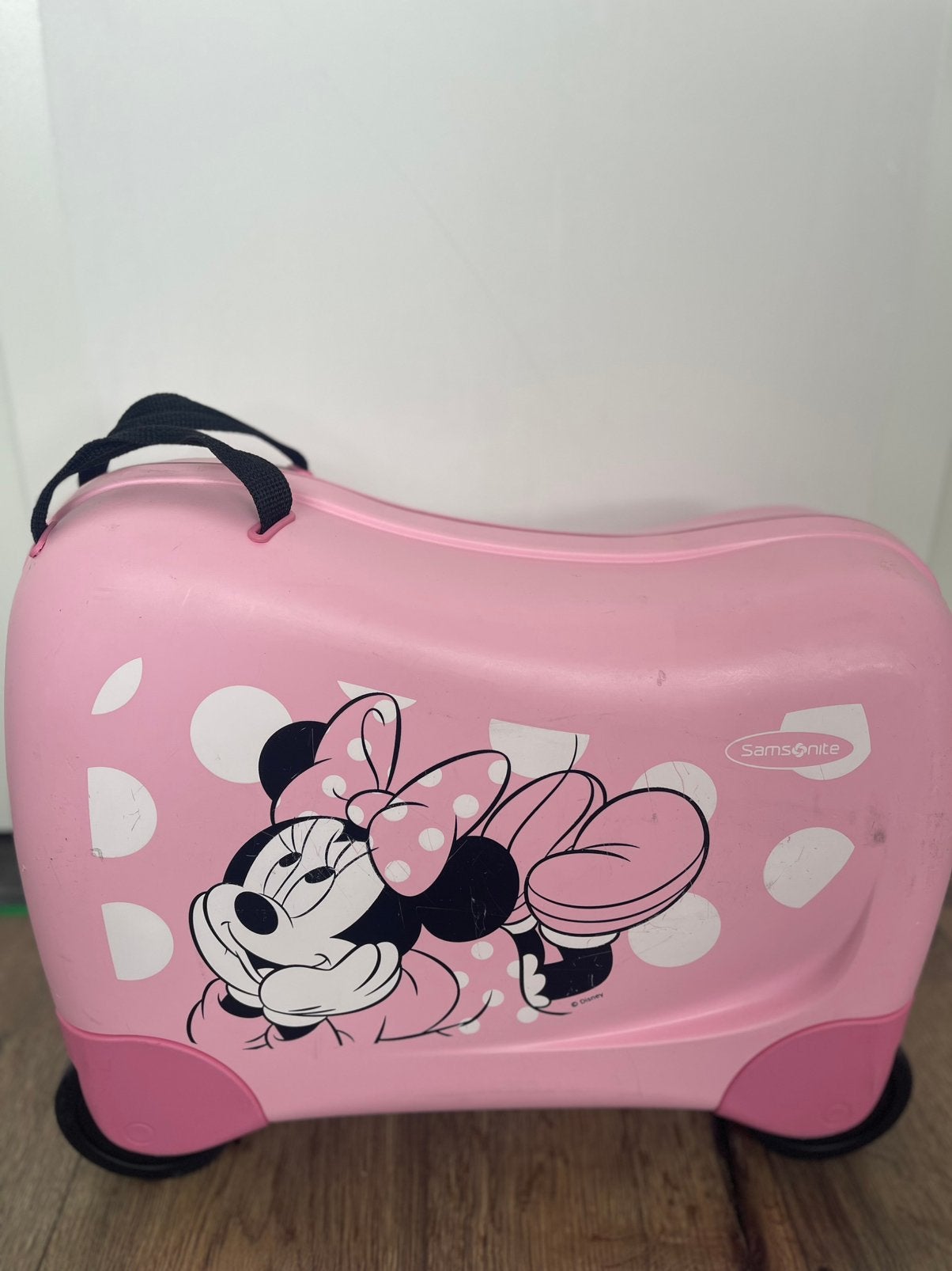 Samsonite kinderkoffer roze, Ophalen, Hard kunststof, Minder dan 50 cm, Zo goed als nieuw