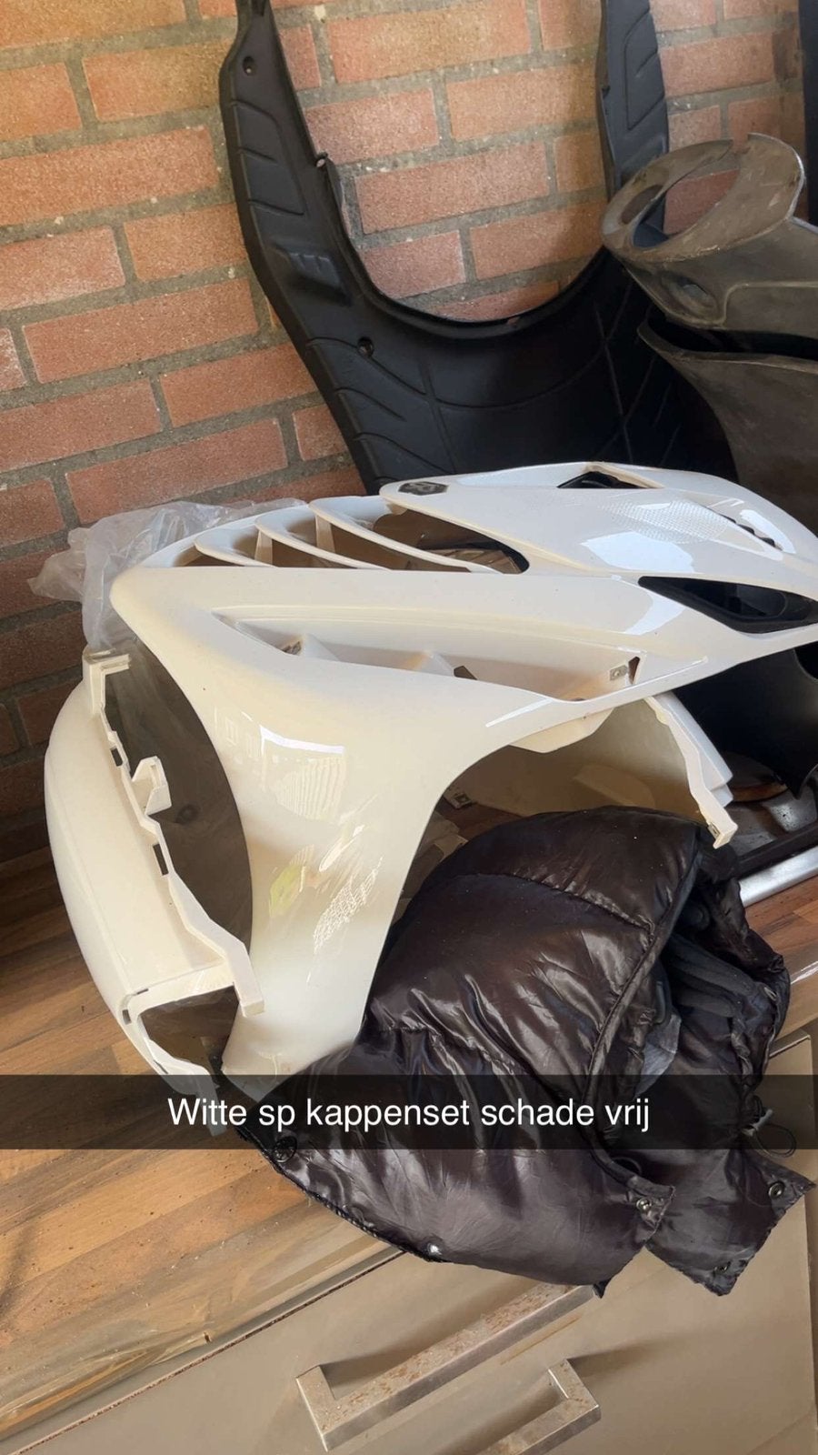Zip sp kappenset, Fietsen en Brommers, Brommeronderdelen | Scooters, Ophalen, Zo goed als nieuw, Kap, Piaggio