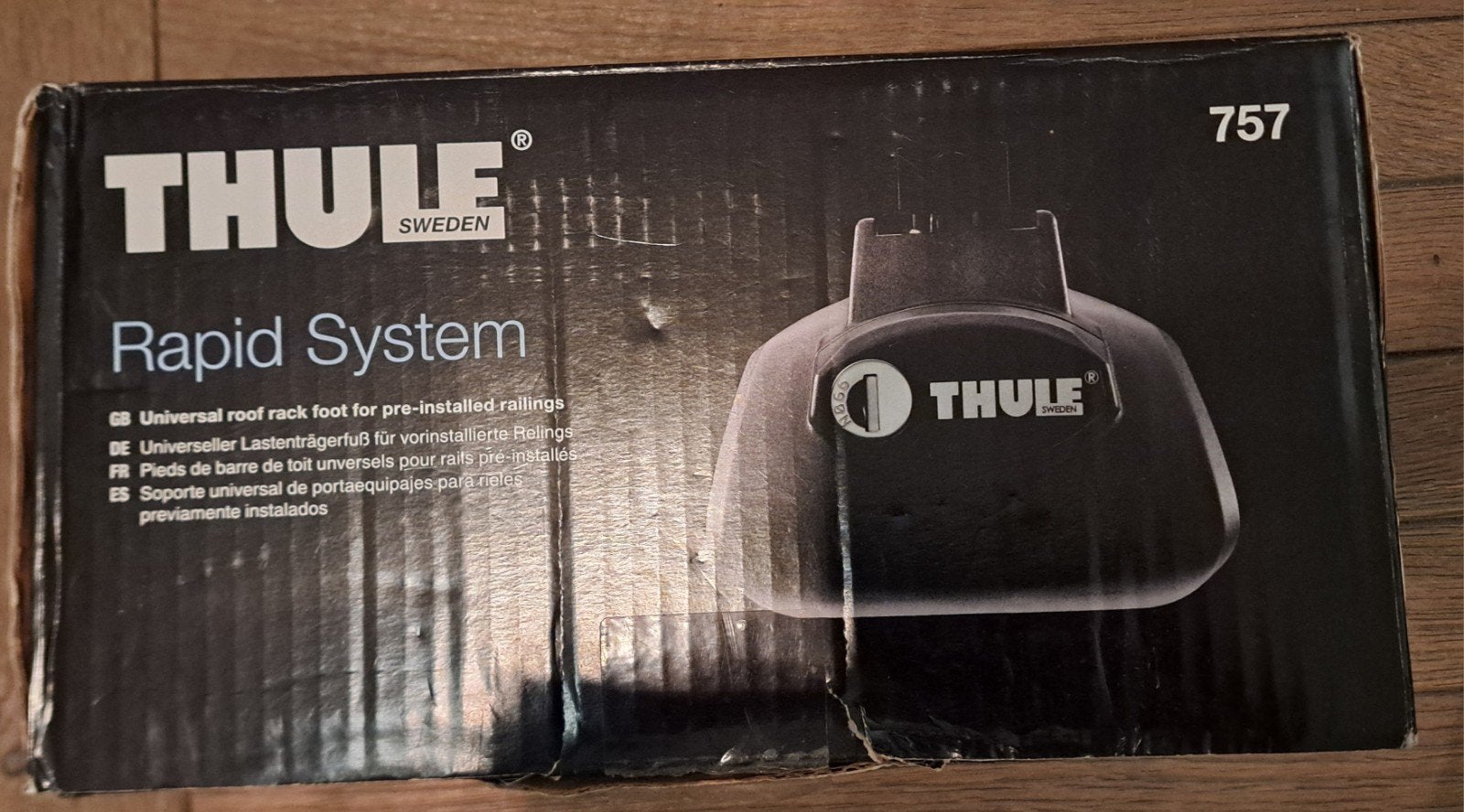 Thule Rapid System 757 Voet voor dakdrager(1 stuk), Auto diversen, Dakdragers, Ophalen of Verzenden, Gebruikt