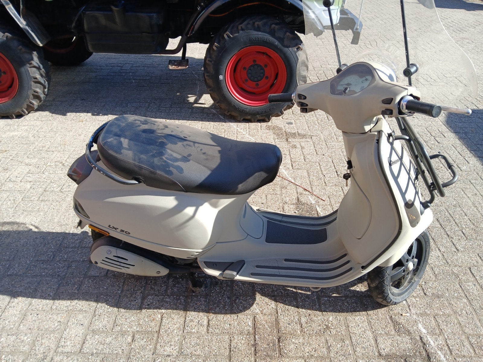 scooters vespa  2 stuks, Fietsen en Brommers, Gebruikt, Ophalen of Verzenden, Benzine, 50 cc