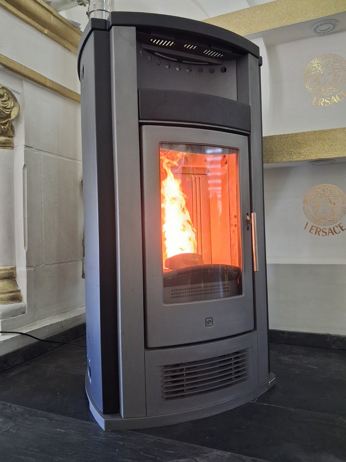 Piazzetta P960 Pelletkachel 12kW - inclusief levering, Ophalen, Zo goed als nieuw, Vrijstaande haard, Overige soorten