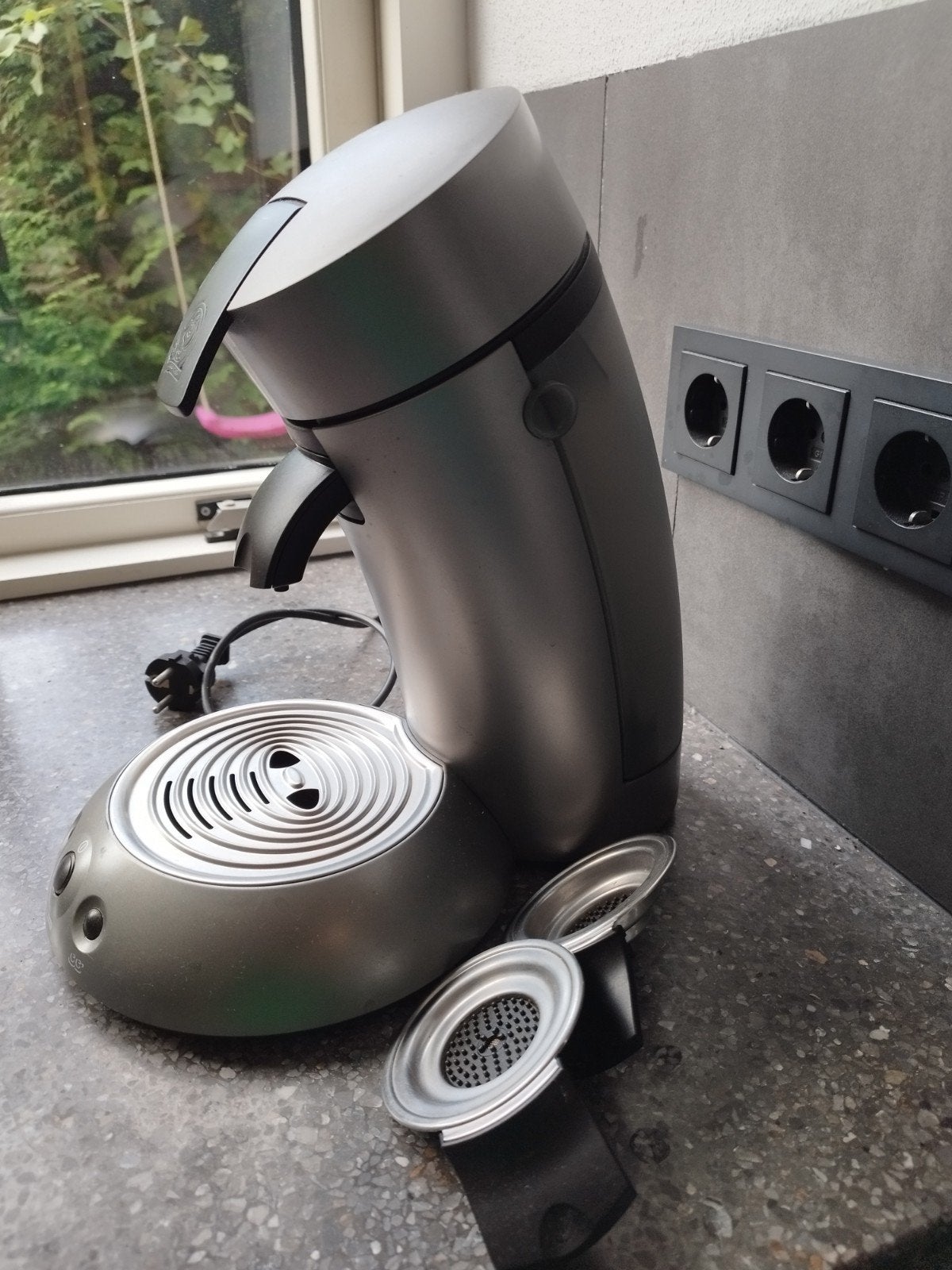 Senseo koffieapparaat compleet, Ophalen, Koffiepads en cups, Gebruikt, Koffiemachine