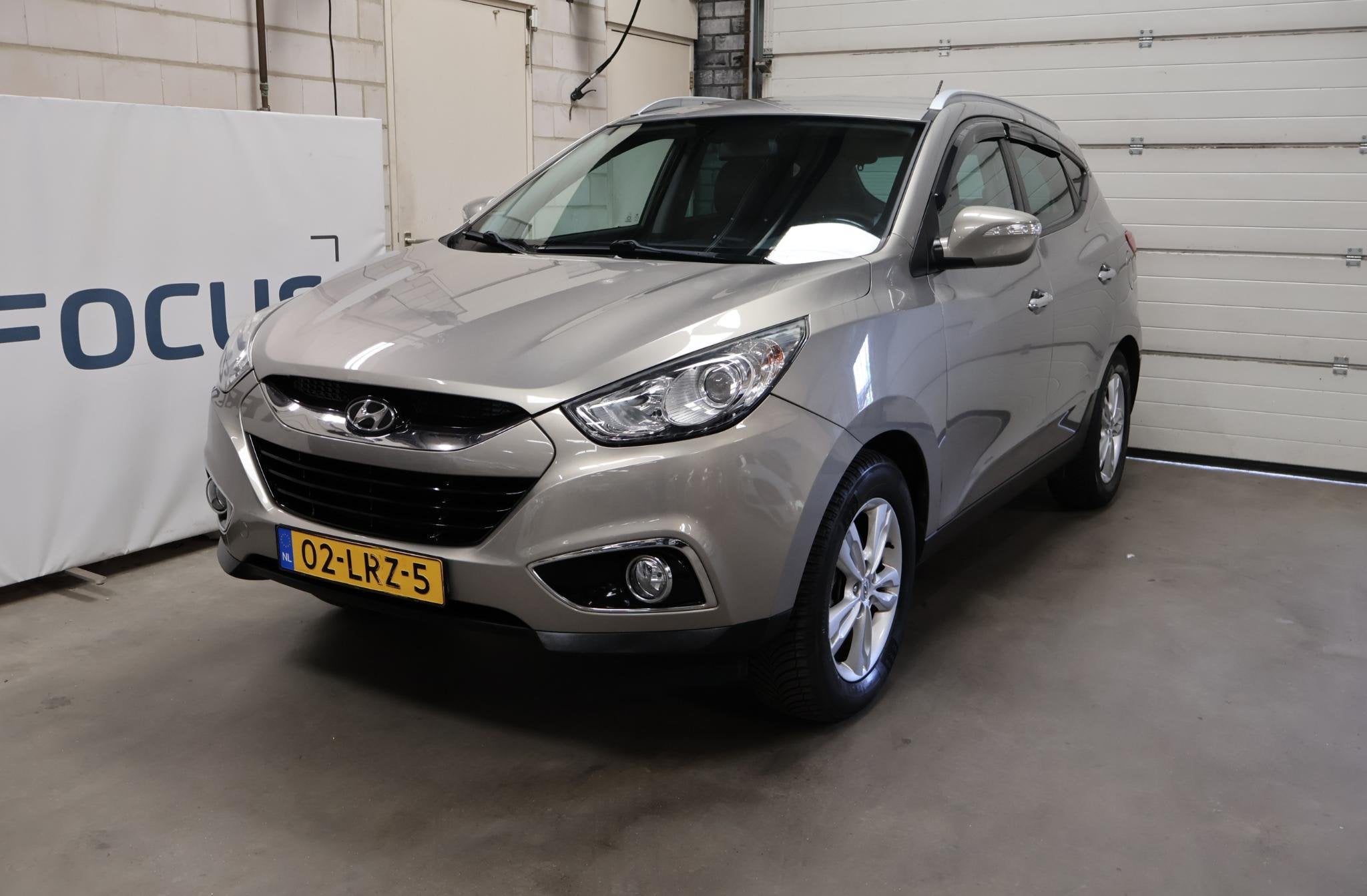 Hyundai ix35 2.0i Style Navi NAP Trekhaak Leder Cruise Airco, Gebruikt, Automatische klimaatregeling, 4 cilinders, Leder en Stof
