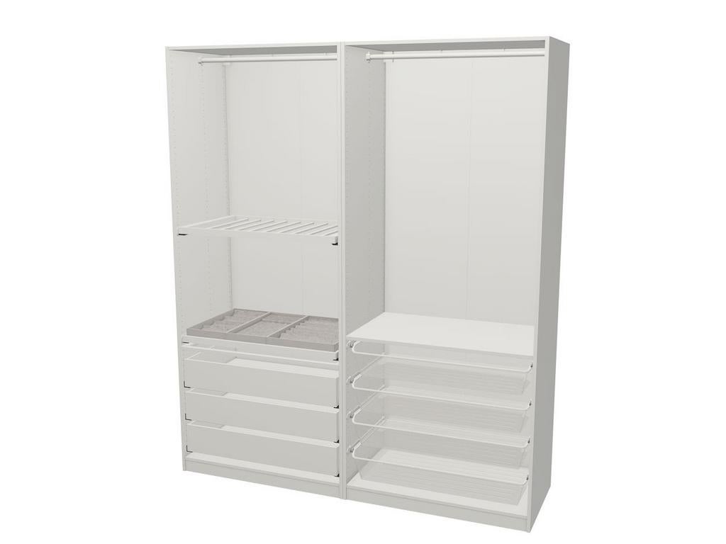 IKEA PAX Kledingkast met spiegeldeuren 235x200 cm, Huis en Inrichting, 200 cm of meer, Ophalen of Verzenden, 200 cm of meer, 50 tot 75 cm