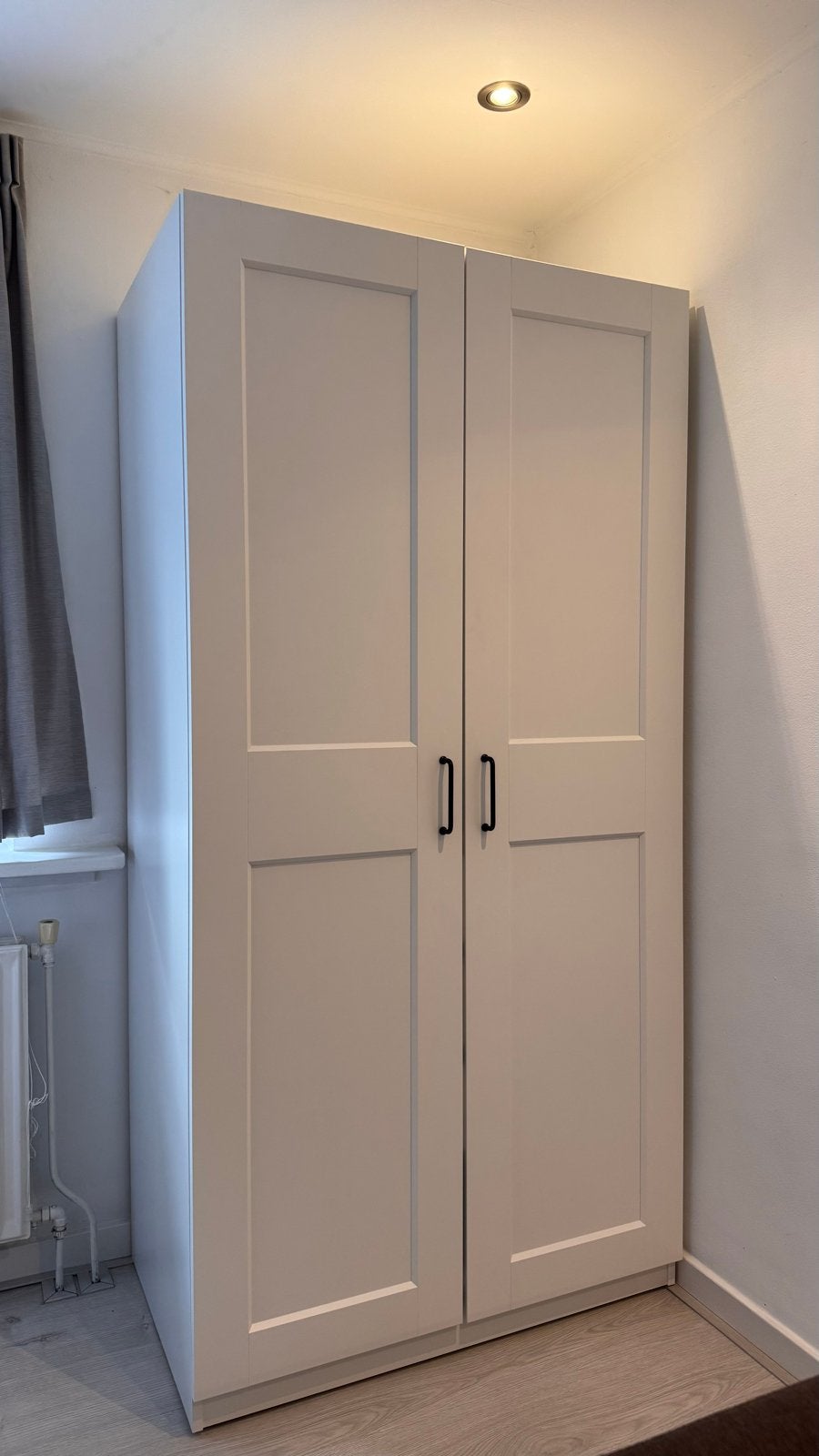 IKEA Witte kledingkast met lades en hangruimte, Ophalen, Gebruikt, 50 tot 100 cm, Met lade(s)