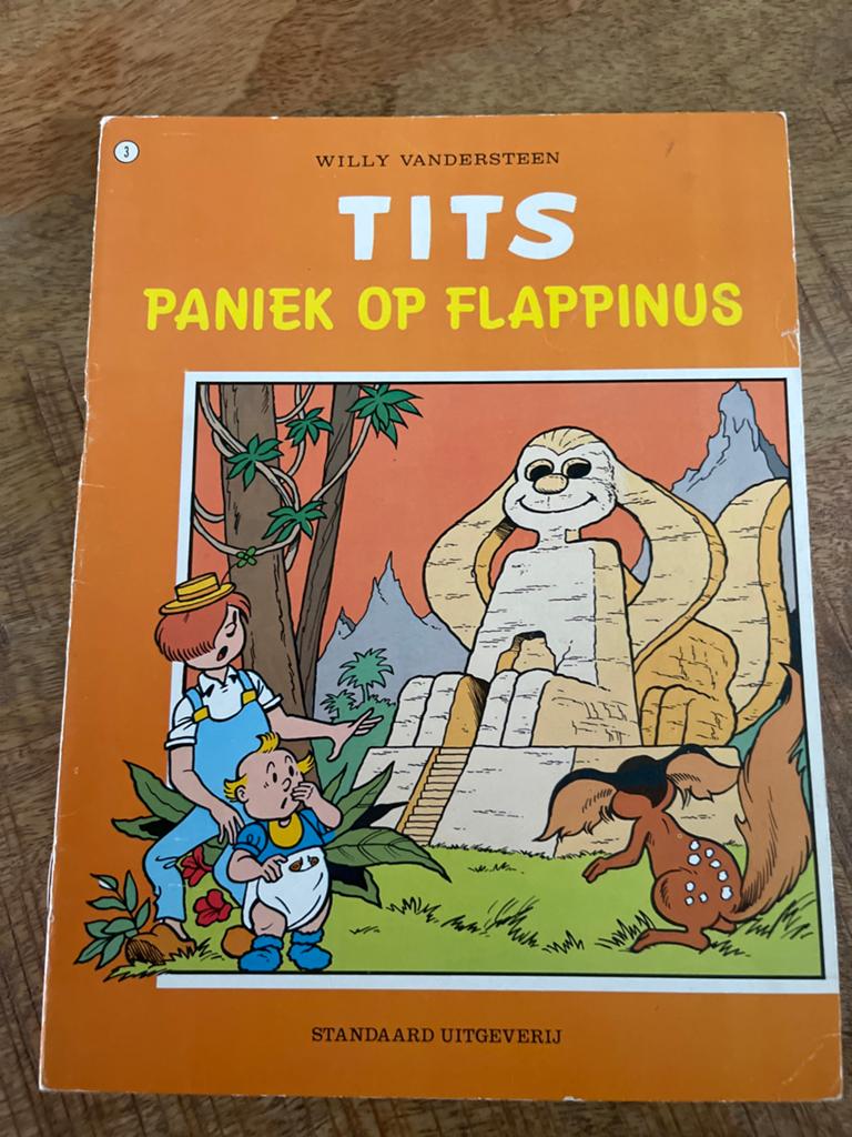 Tits: Paniek op Flappinus - Willy Vandersteen, Eén stripboek, Ophalen of Verzenden, Zo goed als nieuw