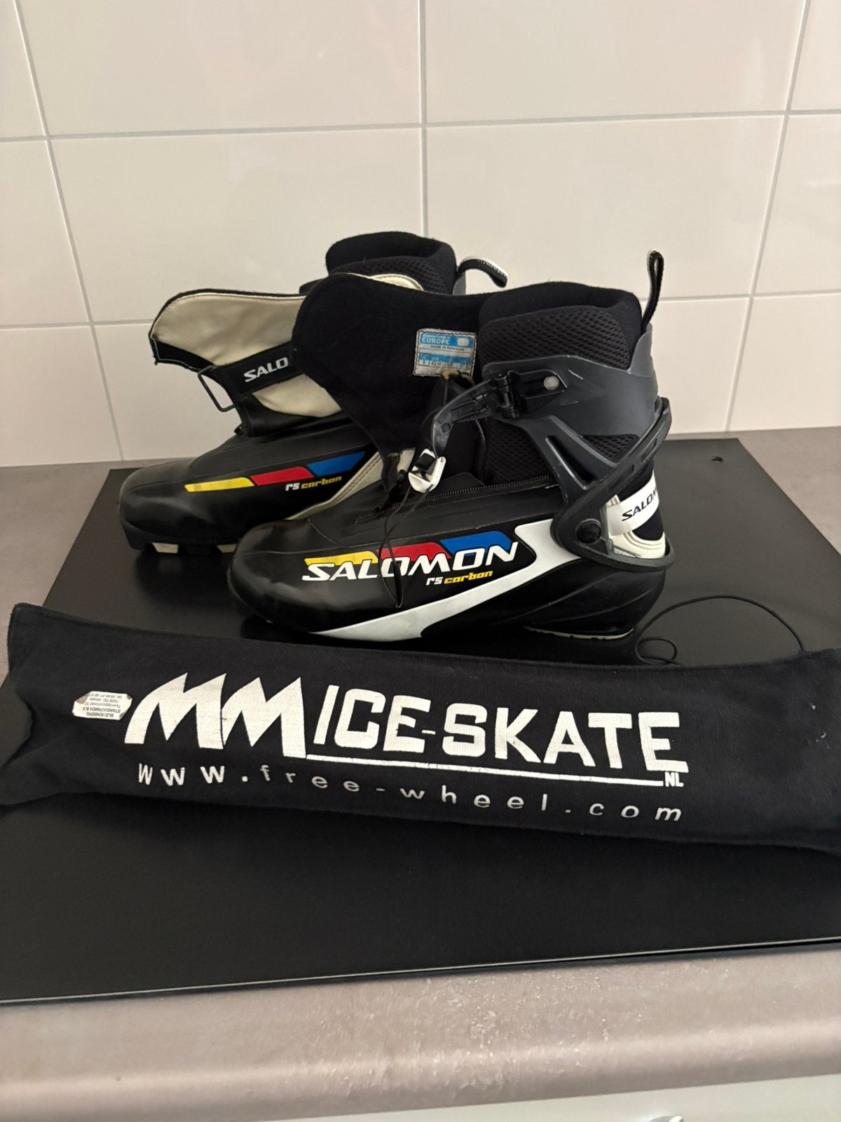 Salomon RS Carbon Freestyle Schaats/Schoenen met Ijzers!, Sport en Fitness, Gebruikt, Noren, Ophalen, Overige merken