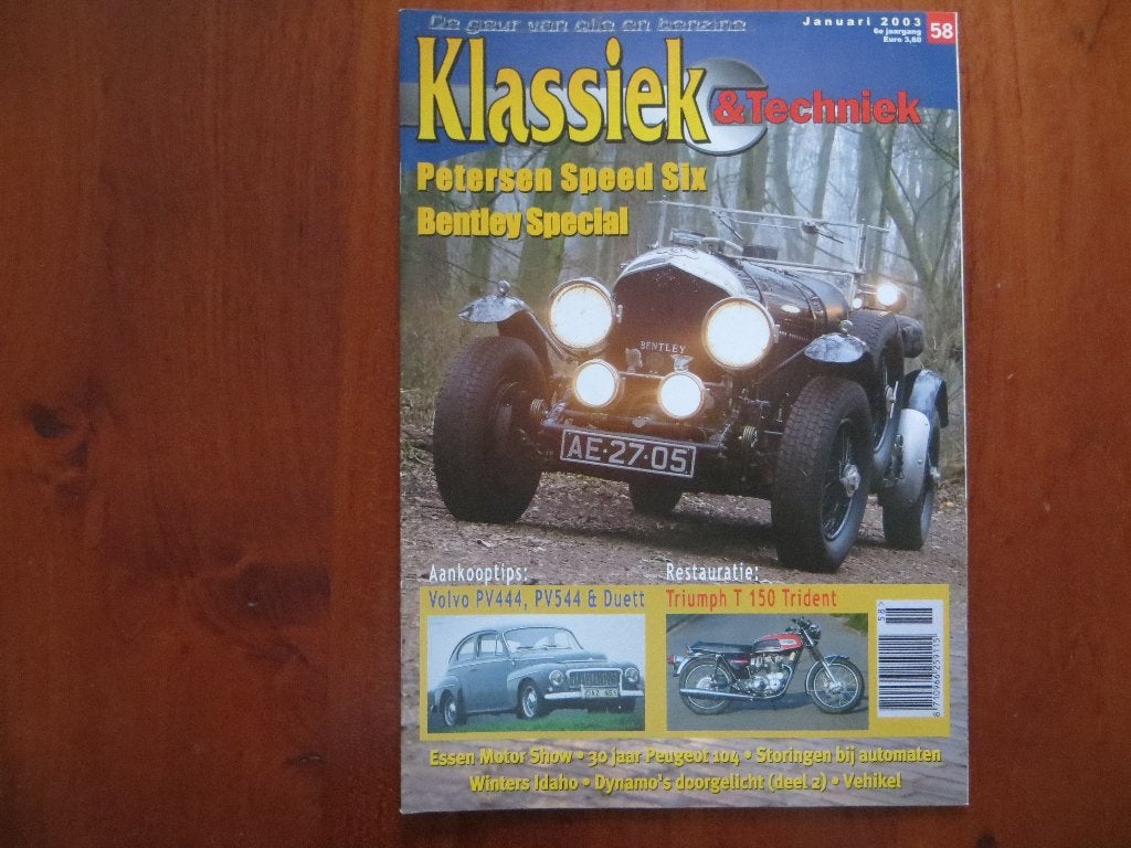 Klassiek & Techniek 58 Volvo PV444 PV544, Duett, Peugeot 104, Ophalen of Verzenden, Nieuw, Peugeot