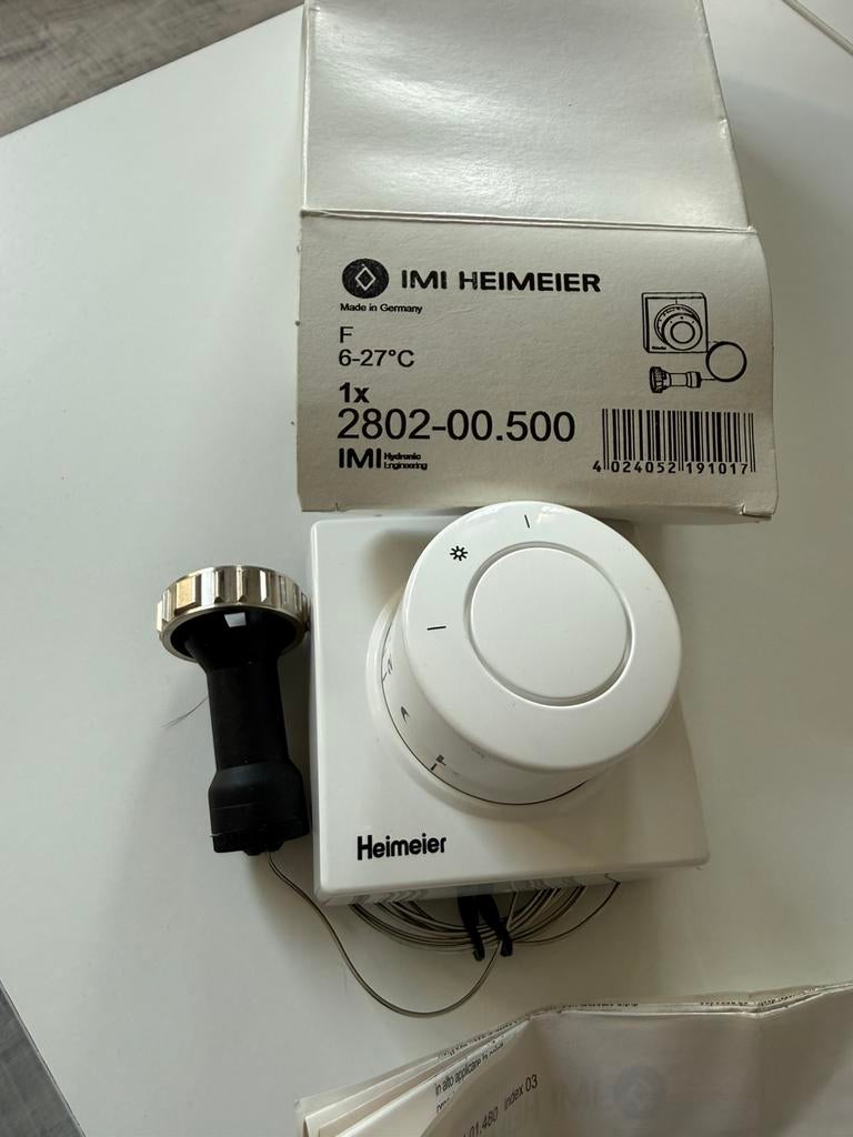 IMI Heimeier Thermostaatknop F 6-27C (2802-00.500), Ophalen of Verzenden, Nieuw