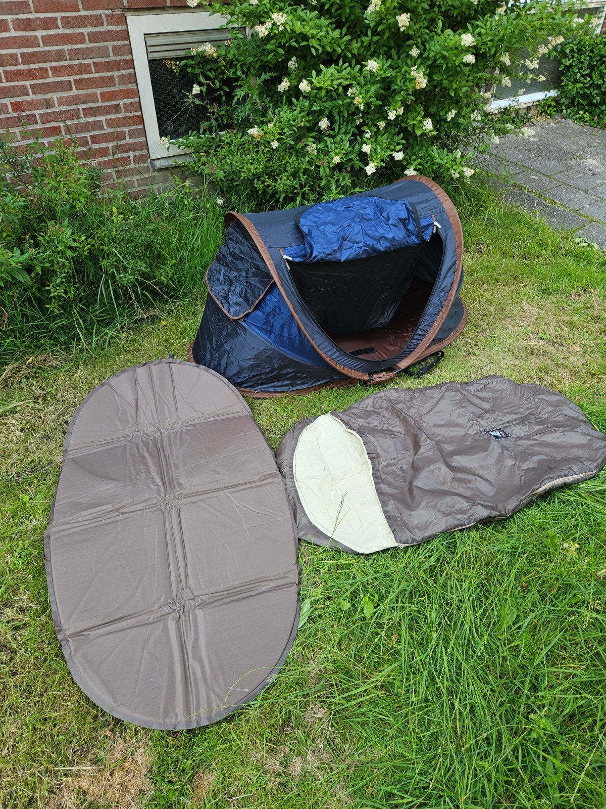 Deryan Tent Peuter Luxe Pop Up Tent  Mattras Slaapzak Bag, Verzenden, ., Tot en met 2, Zo goed als nieuw