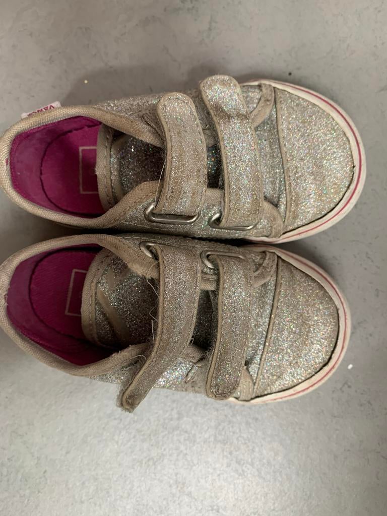 Vans glitter schoenen maat 21, Ophalen of Verzenden, Gebruikt, Meisje, Schoenen