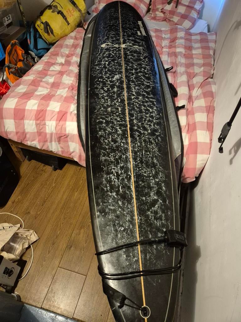 Longboard CeCe Impro Lopment 9'2 single fin, Ophalen, Gebruikt, Longboard, Met koord