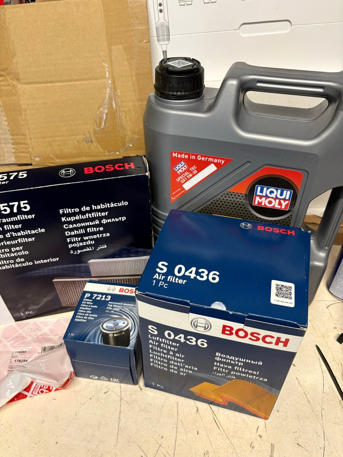 Onderhoudspakket Astra K: Bosch filters & Liqui Moly olie, Ophalen of Verzenden, Nieuw, Overige automerken