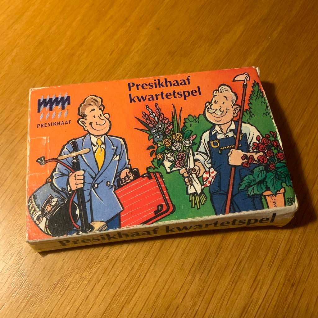 Vintage Presikhaaf Arnhem Kwartetspel Nostalgisch, Ophalen of Verzenden, Gebruikt, Kwartet(ten)
