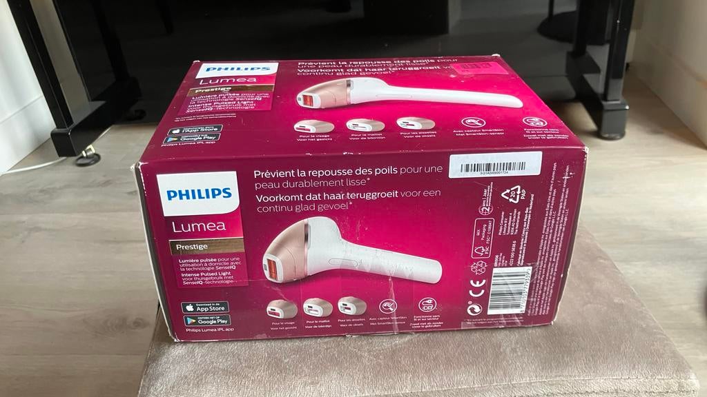 Philips Lumea Prestige IPL BR1956, Ophalen of Verzenden, Zo goed als nieuw, Scheren en Epileren