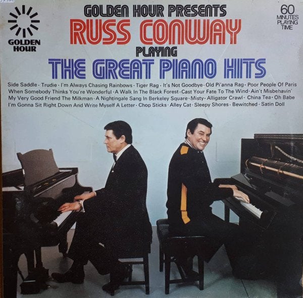 Russ Conway - The Great Piano Hits LP (Golden Hour), LP, Ophalen of Verzenden, Romantiek, 12 inch