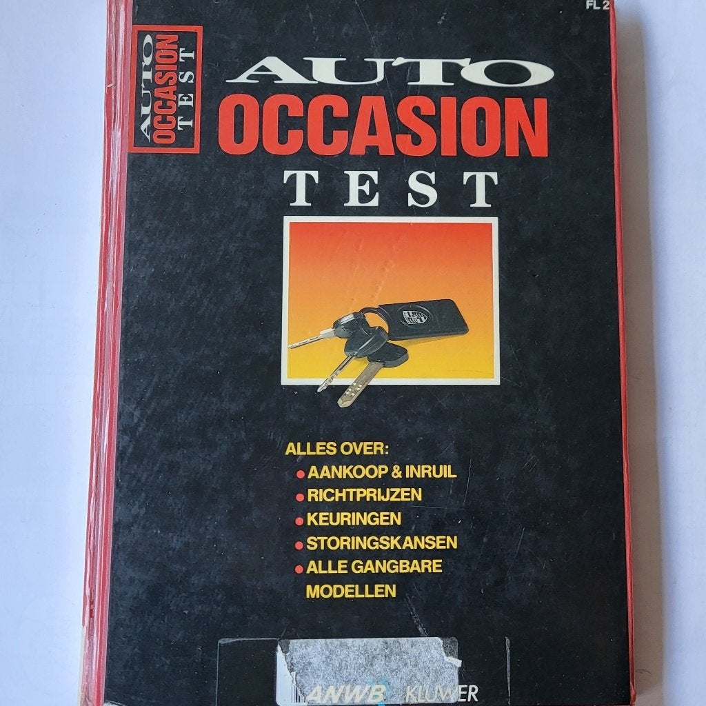 Auto Occasion Test. Vintage auto boeken. Retro instructies., Ophalen of Verzenden, Algemeen