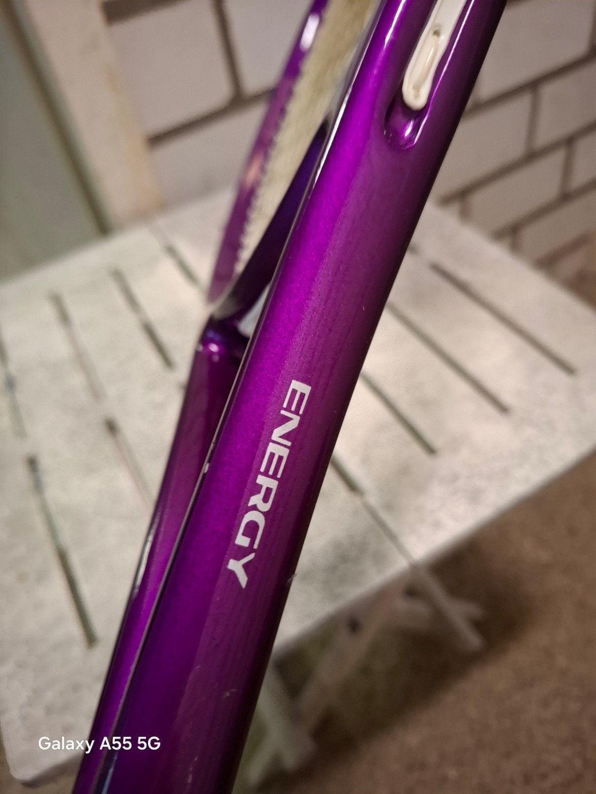 Tennisracket Energy - Paars, Overige merken, Energy, Gebruikt, Ophalen of Verzenden