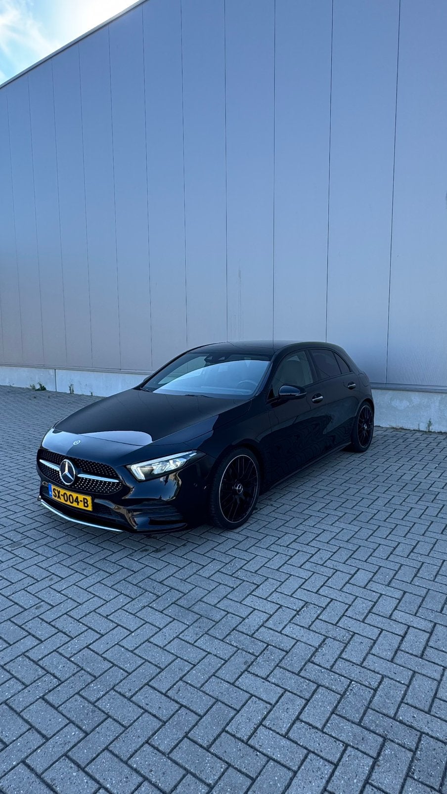 Mercedes-Benz A-Klasse A 200 163pk 7G-DCT 2018 Zwart NAP, 15 km/l, Origineel Nederlands, 75 €/maand, Particulier