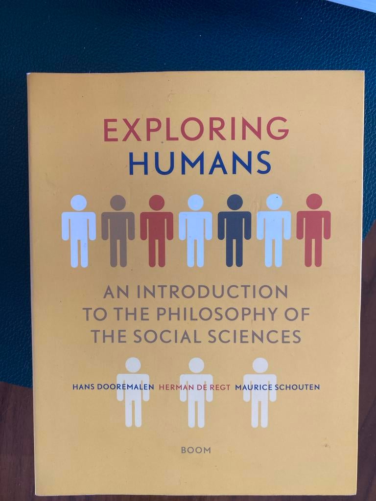 Exploring Humans: Filosofie van de Sociale Wetenschappen, Ophalen of Verzenden, Gelezen, Logica of Wetenschapsfilosofie