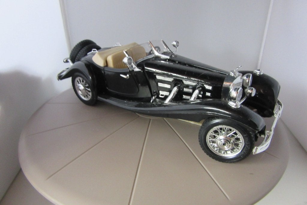 Mercedes 500 K Roadster 1936 1;18, Ophalen of Verzenden, Zo goed als nieuw, Auto, Bburago