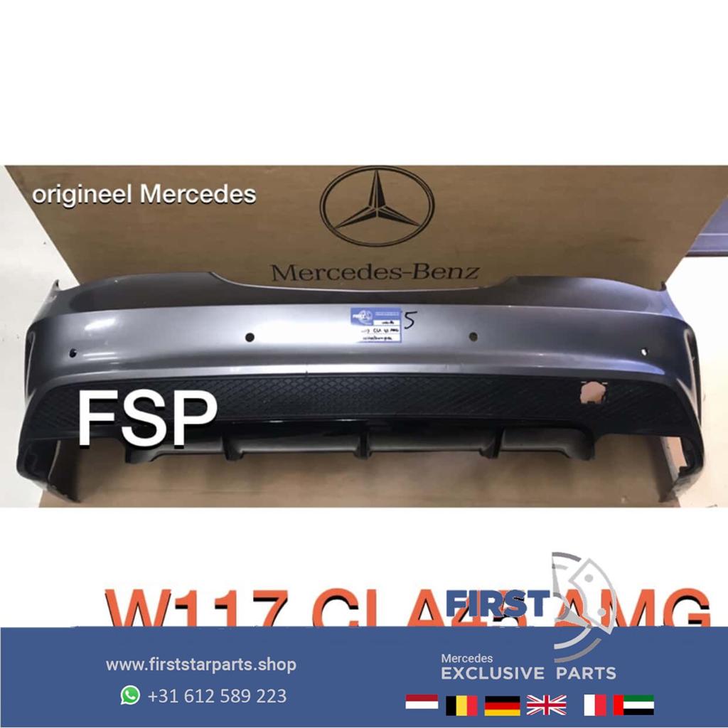 W117 C117 X117 CLA 45 AMG ACHTERBUMPER 787 GRIJS Mercedes 20, Gebruikt, -, Ophalen of Verzenden, Achter