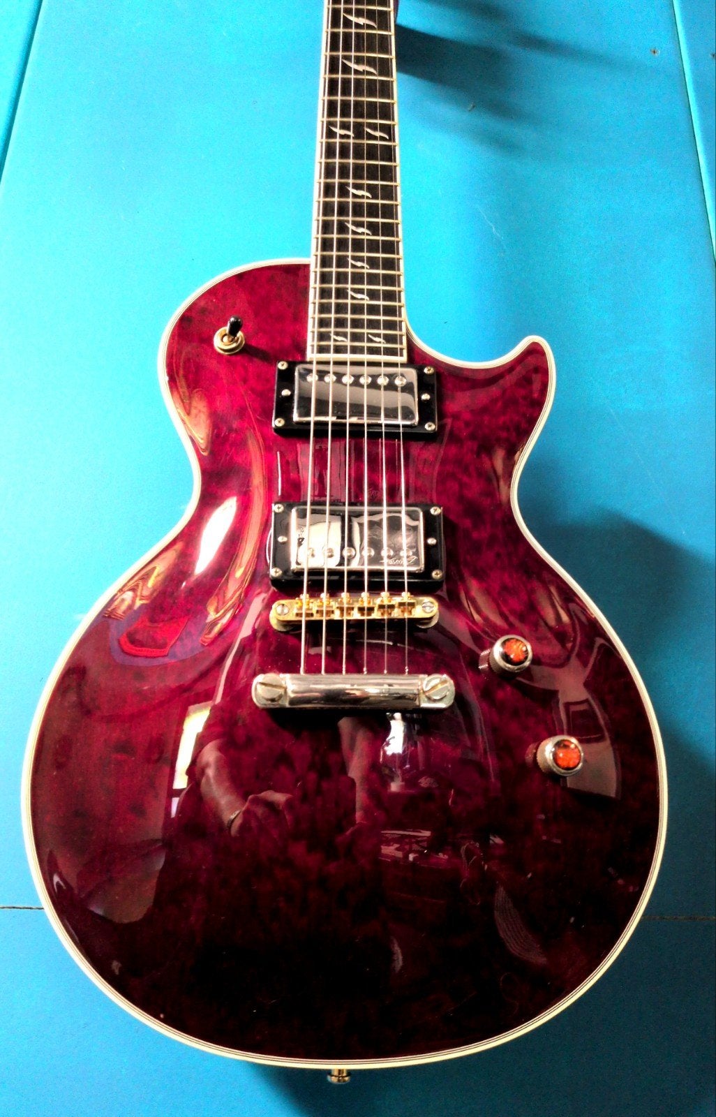 Epiphone Prophecy Les Paul, Ophalen of Verzenden, Zo goed als nieuw, Elektrische gitaar