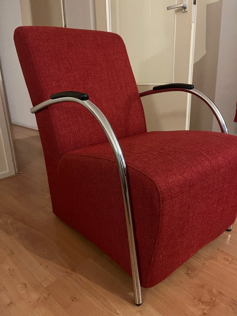 WOOOD Halifax fauteuil, Huis en Inrichting, Ophalen, Minder dan 75 cm, Zo goed als nieuw, 75 tot 100 cm