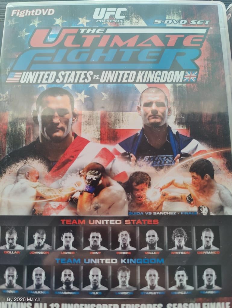 UFC The Ultimate Fighter DVD Boxset - 2 seizoenen, Gebruikt, Vanaf 16 jaar, Vechtsport, Boxset