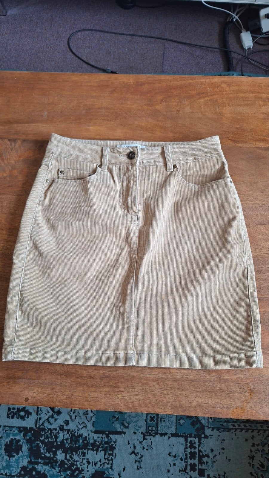 McGregor rib fluwelen rokje - beige - maat 34, Kleding | Dames, McGregor, Beige, Ophalen of Verzenden, Zo goed als nieuw