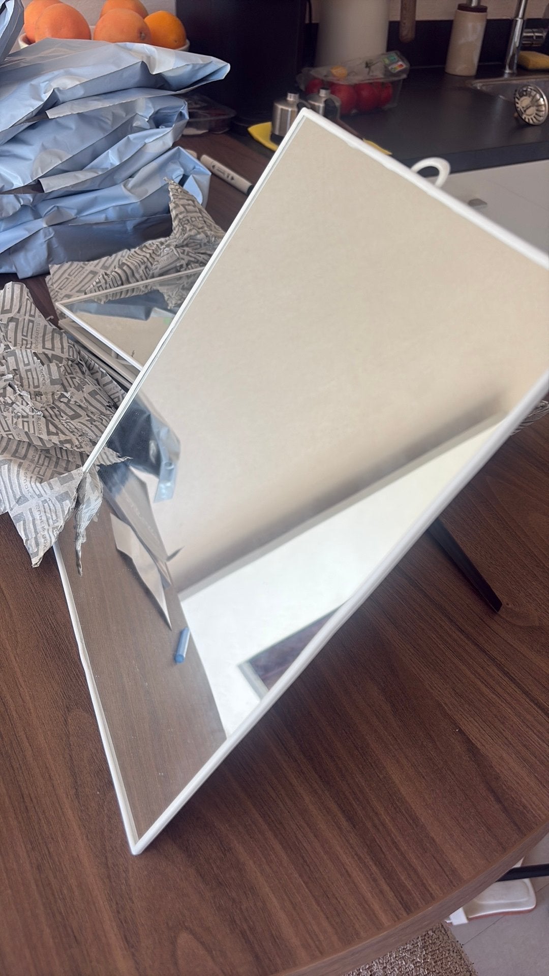 10x tafel spiegels, Ophalen, Minder dan 50 cm, Zo goed als nieuw, Minder dan 100 cm