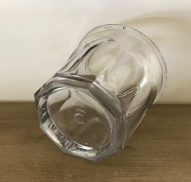 Antieke Franse confiture pot jampot kristalglas, Ophalen of Verzenden